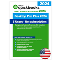 QuickBooks Desktop Pro Plus 2024 – Lifetime License Key – USA Version (5 Users)